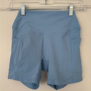 Sky Blue Women's Bike Shorts
